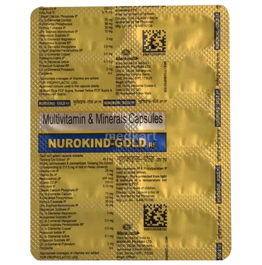 nurokind gold rf capsule 10's